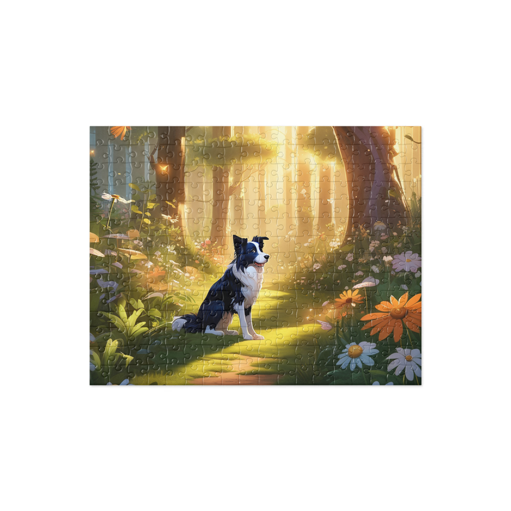 PugMug Custom Border Collie Jigsaw Puzzle