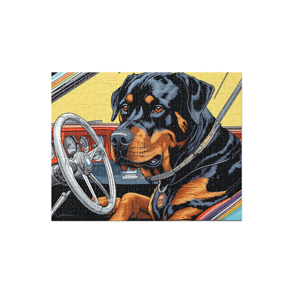 PugMug Custom Rottweiler Jigsaw Puzzle