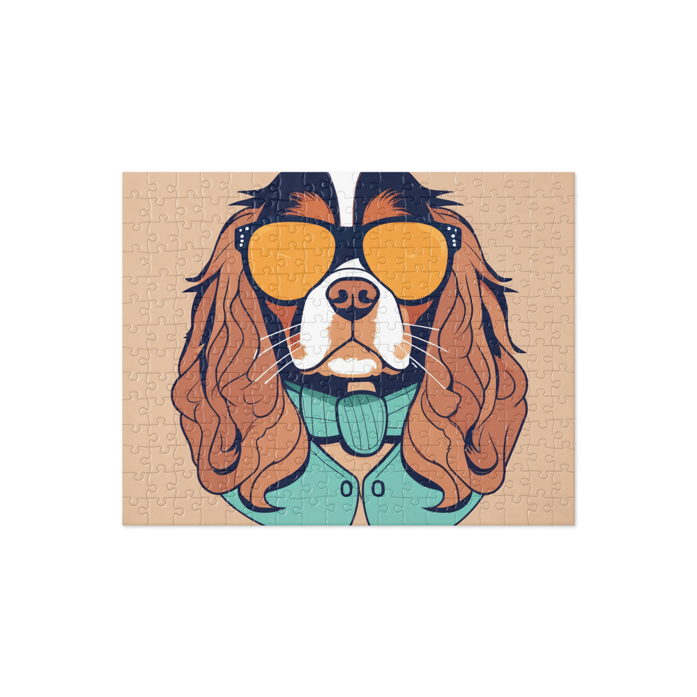 PugMug Custom Cavalier King Charles Spaniel Jigsaw Puzzle