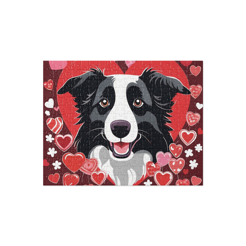 PugMug Custom Border Collie Jigsaw Puzzle