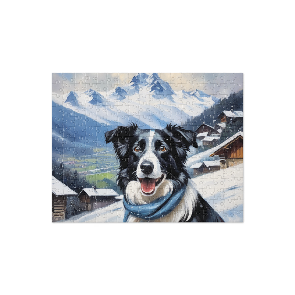 PugMug Custom Border Collie Jigsaw Puzzle