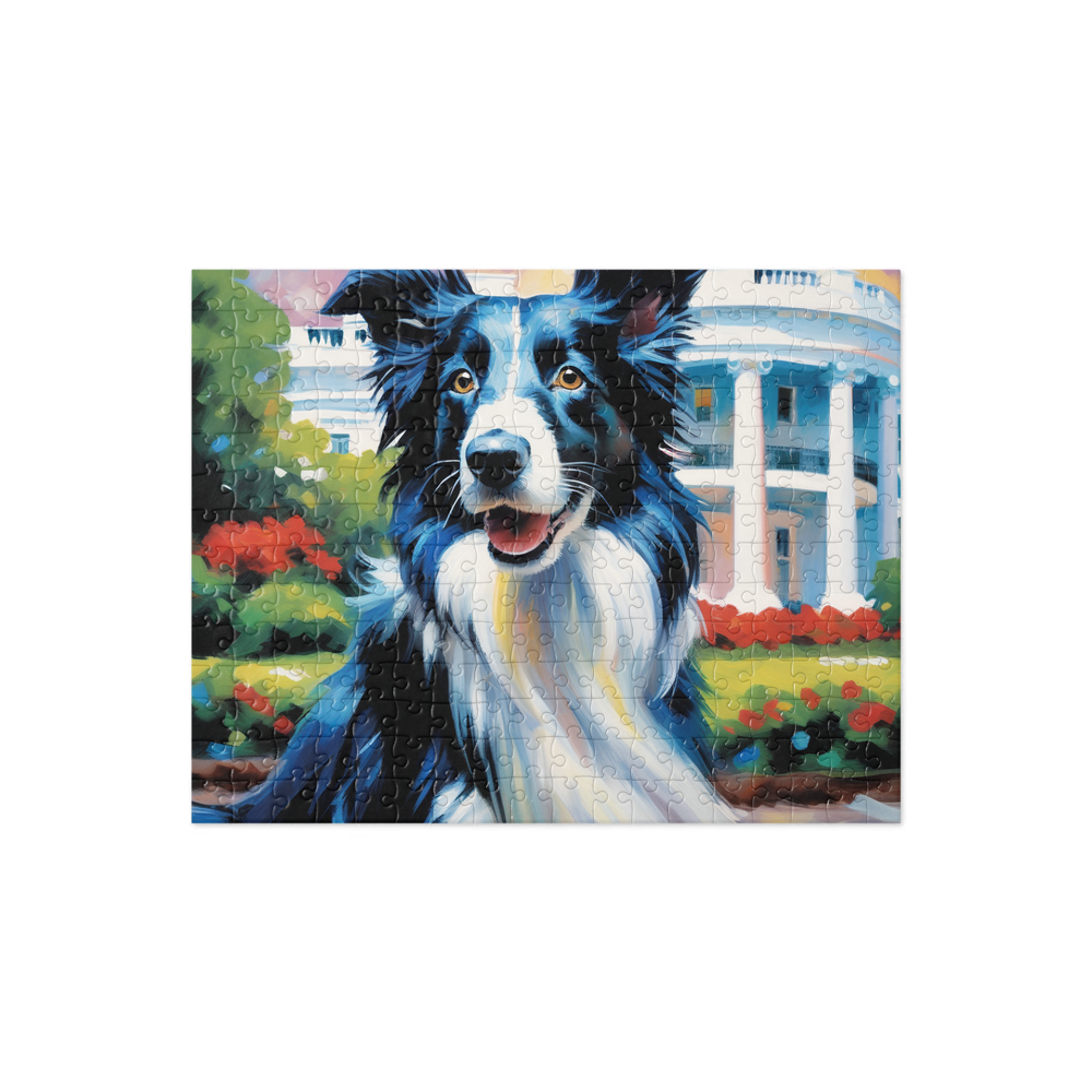 PugMug Custom Border Collie Jigsaw Puzzle