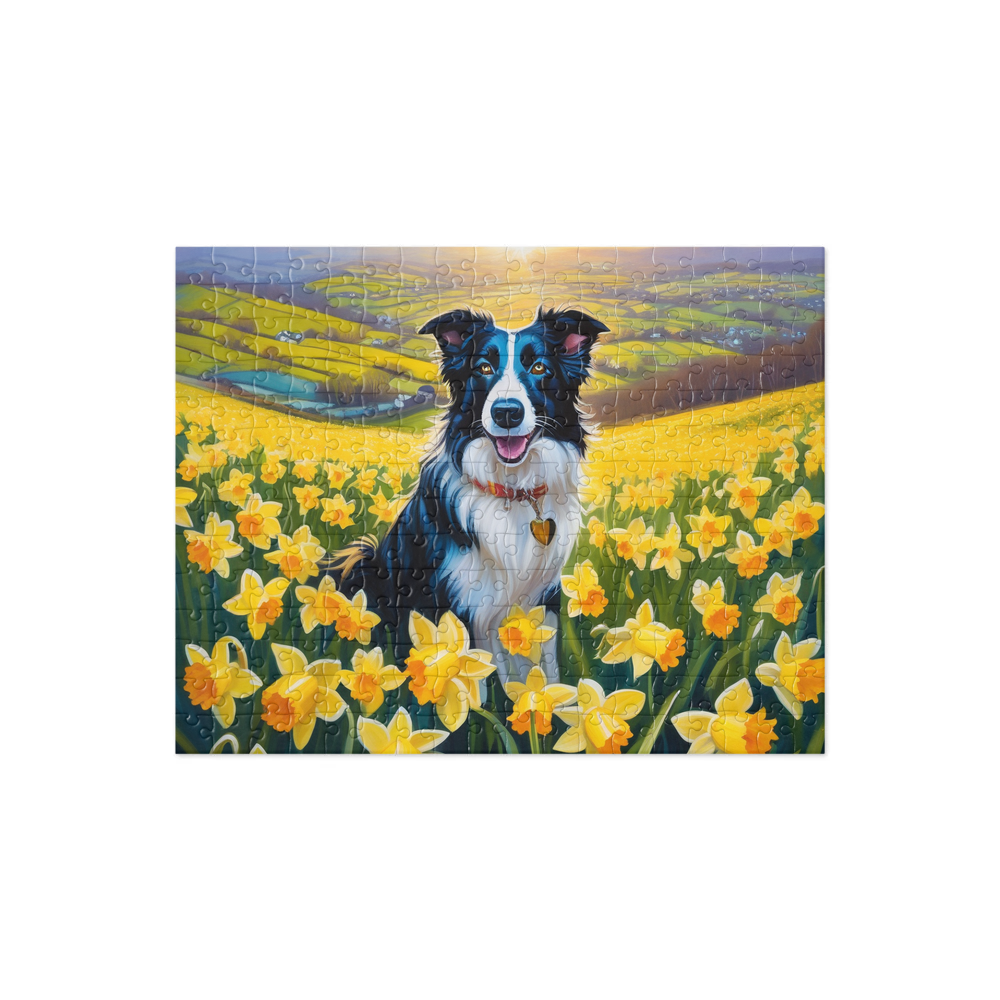 PugMug Custom Border Collie Jigsaw Puzzle