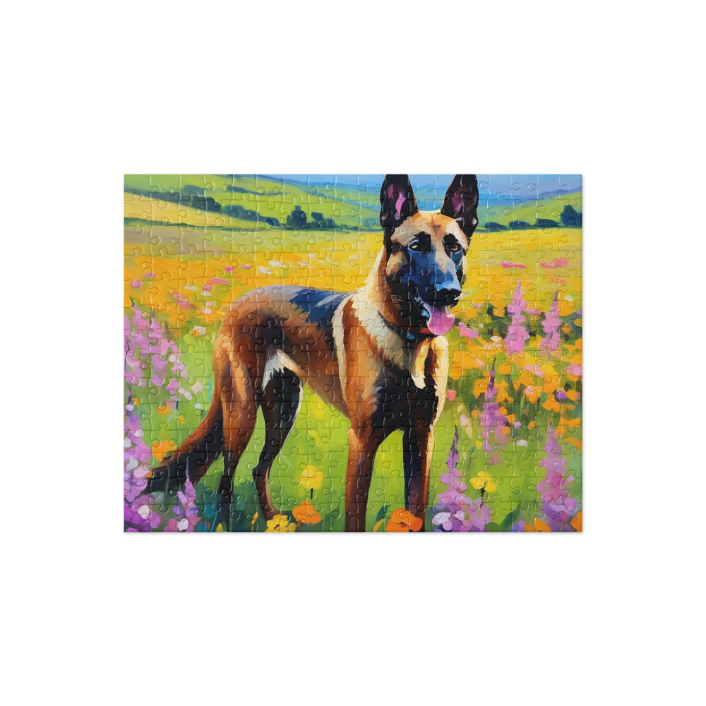 PugMug Custom Belgian Malinois Jigsaw Puzzle