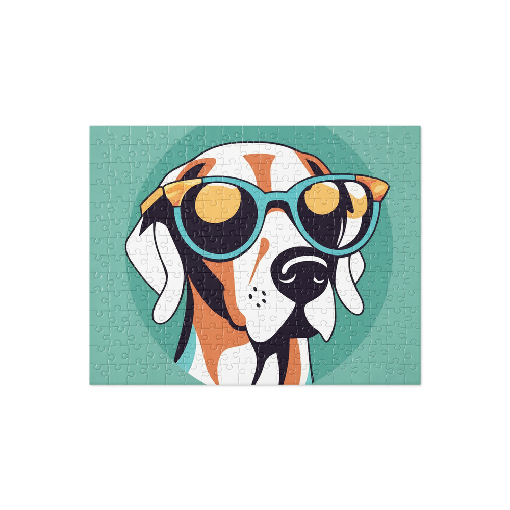 PugMug Custom Pointer Dog Jigsaw Puzzle