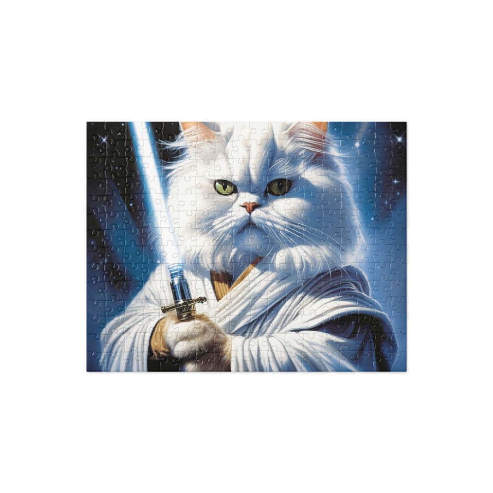 PugMug Custom White Persian Cat Jigsaw Puzzle