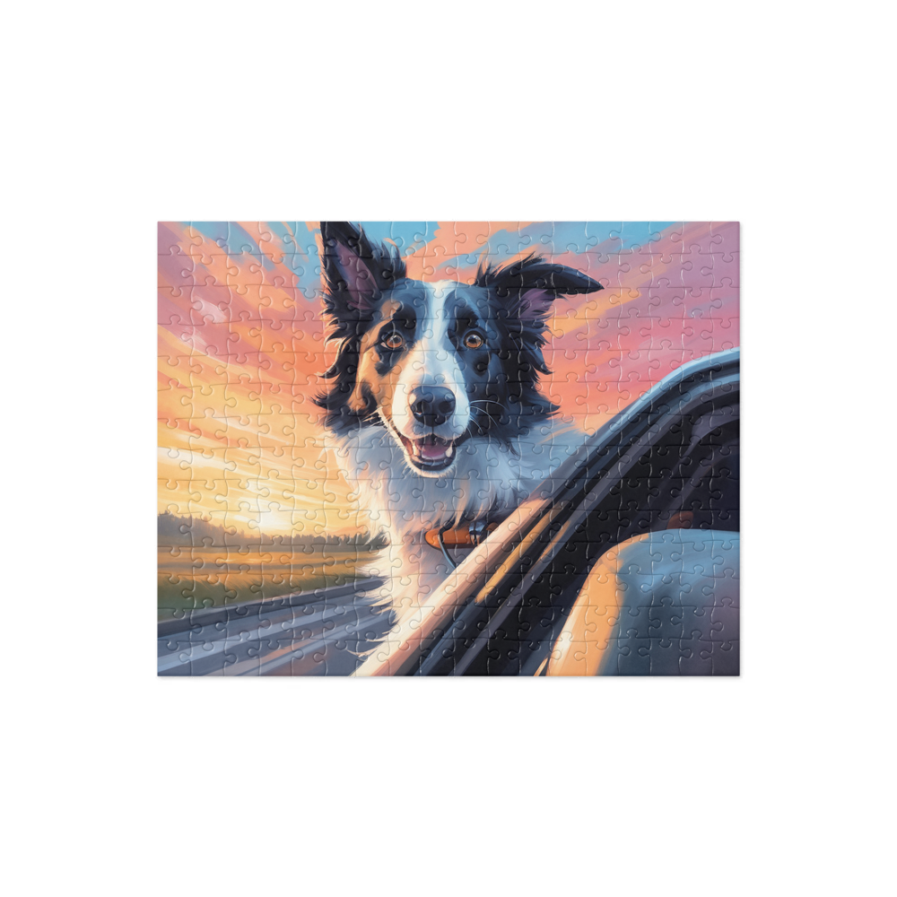 PugMug Custom Border Collie Jigsaw Puzzle