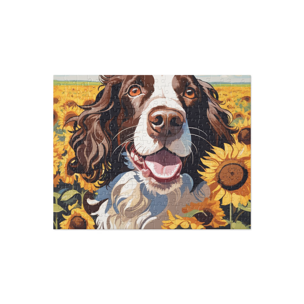 PugMug Custom English Springer Spaniel Jigsaw Puzzle