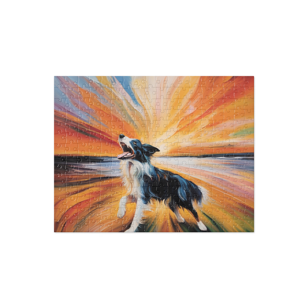 PugMug Custom Border Collie Jigsaw Puzzle