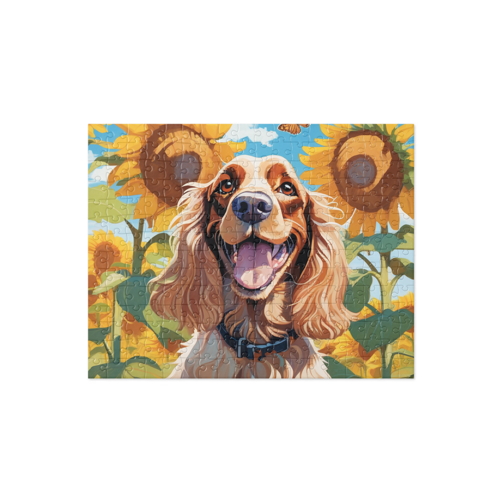PugMug Custom English Cocker Spaniel Jigsaw Puzzle