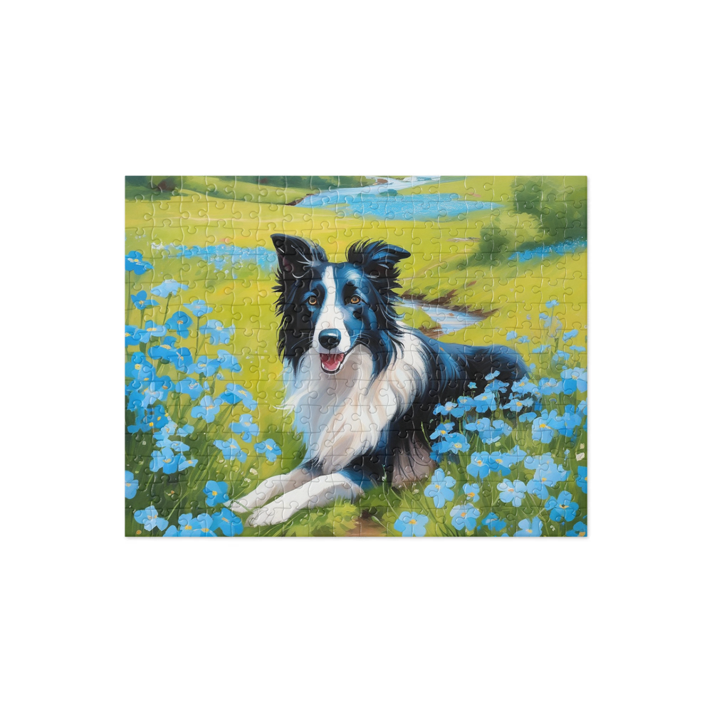 PugMug Custom Border Collie Jigsaw Puzzle