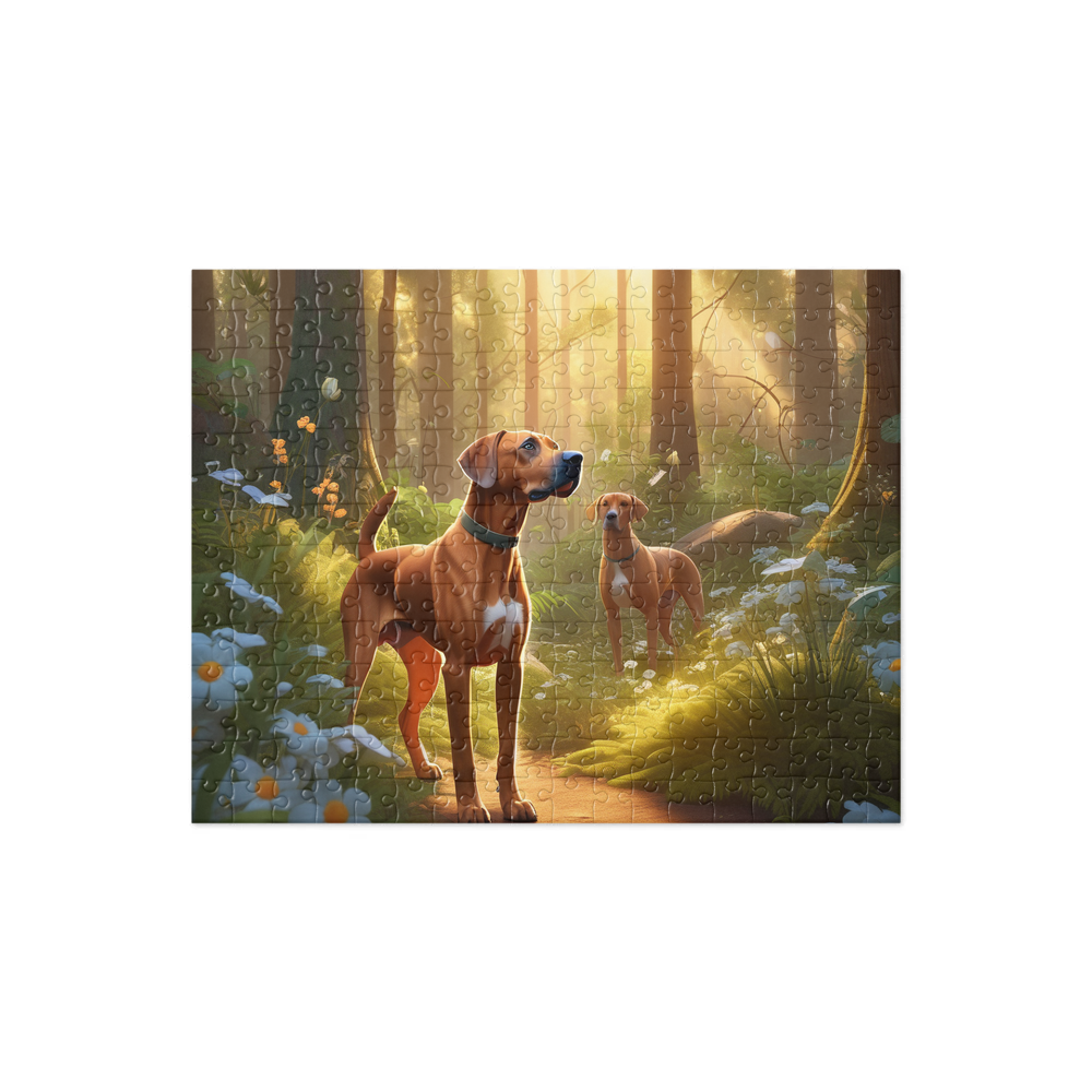 PugMug Custom Rhodesian Ridgeback Jigsaw Puzzle