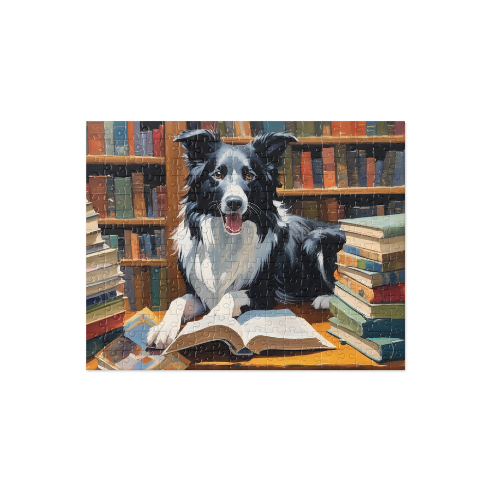 PugMug Custom Border Collie Jigsaw Puzzle