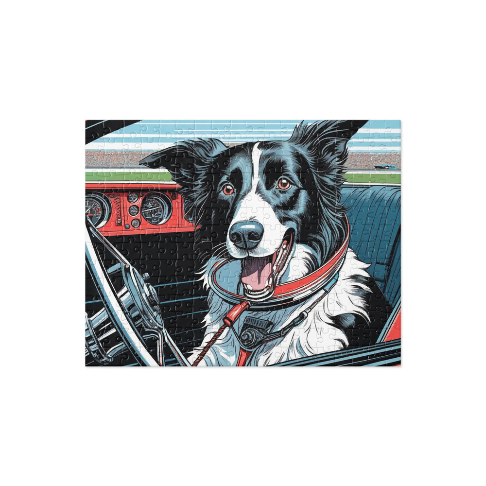 PugMug Custom Border Collie Jigsaw Puzzle