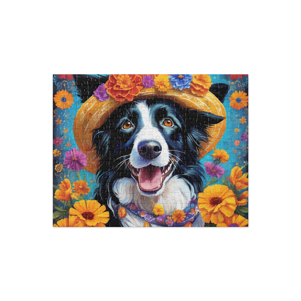 PugMug Custom Border Collie Jigsaw Puzzle