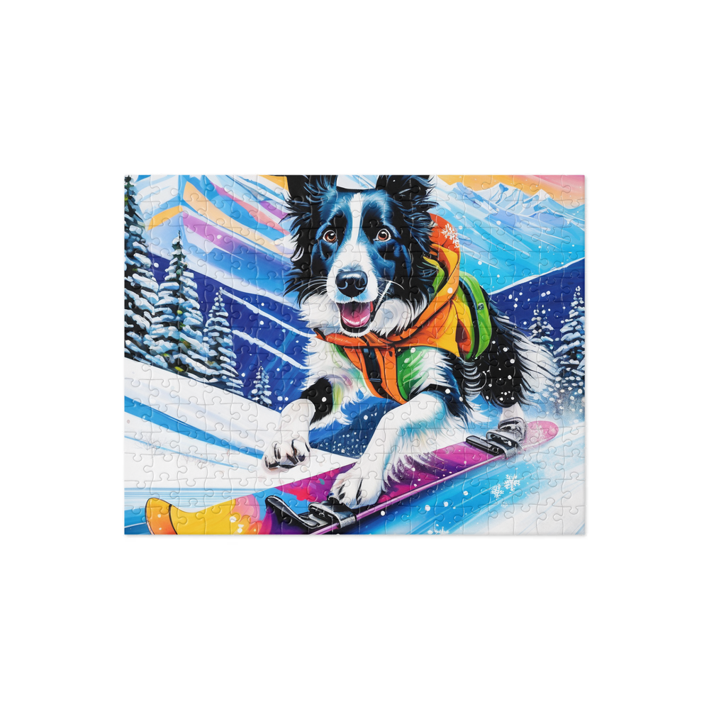 PugMug Custom Border Collie Jigsaw Puzzle