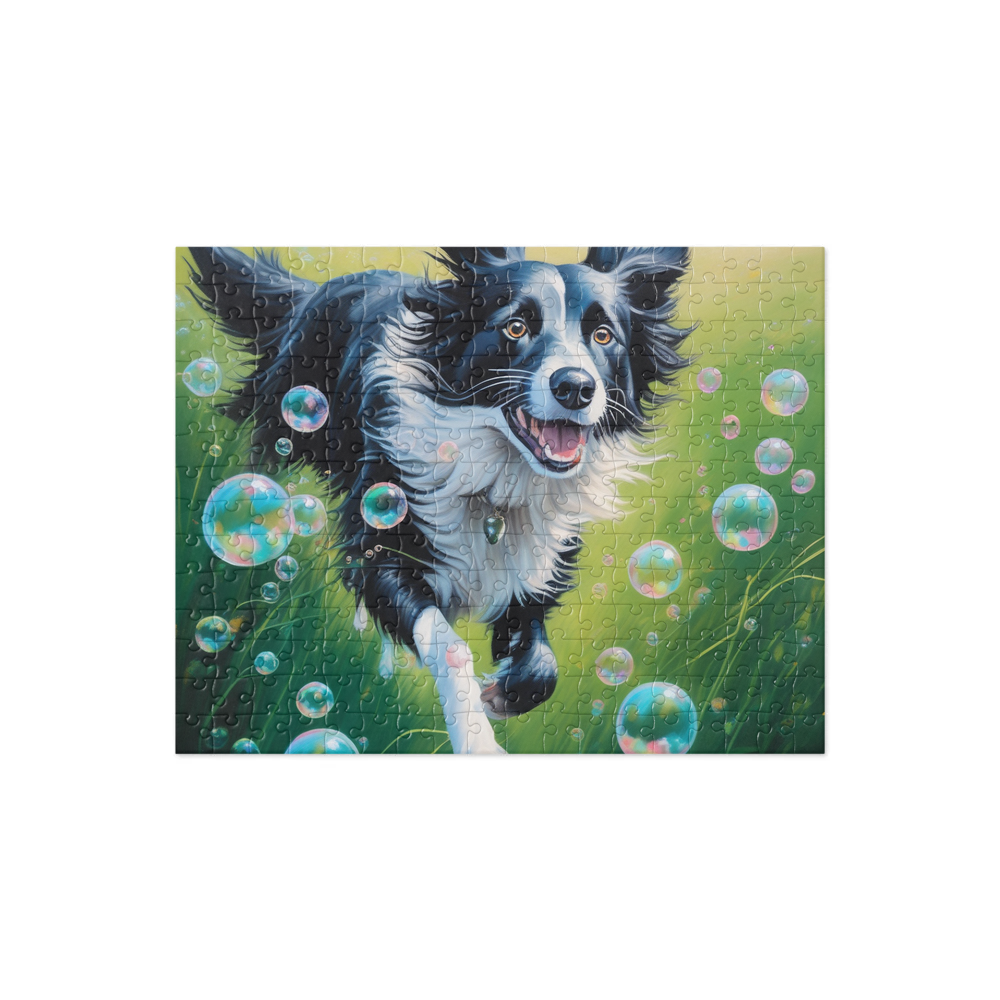 PugMug Custom Border Collie Jigsaw Puzzle
