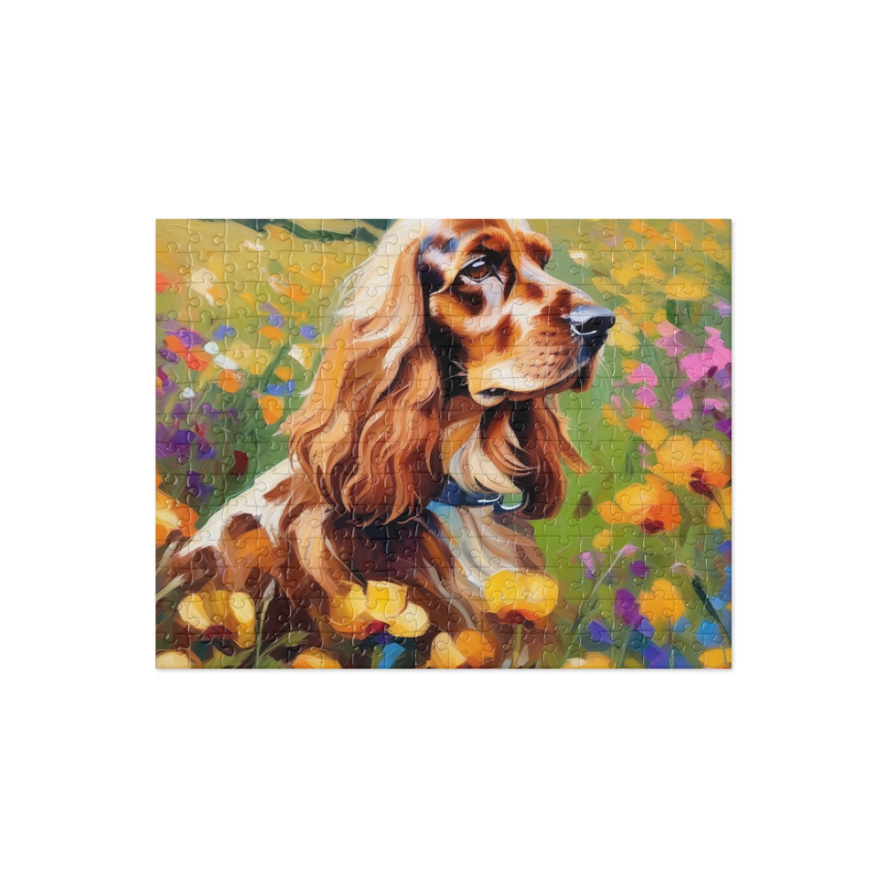 PugMug Custom English Cocker Spaniel Jigsaw Puzzle