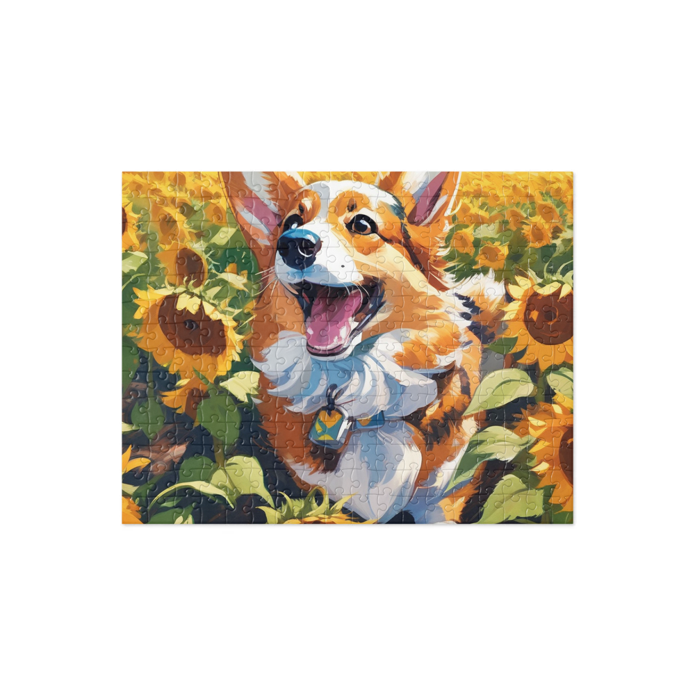 PugMug Custom Pembroke Welsh Corgi Jigsaw Puzzle