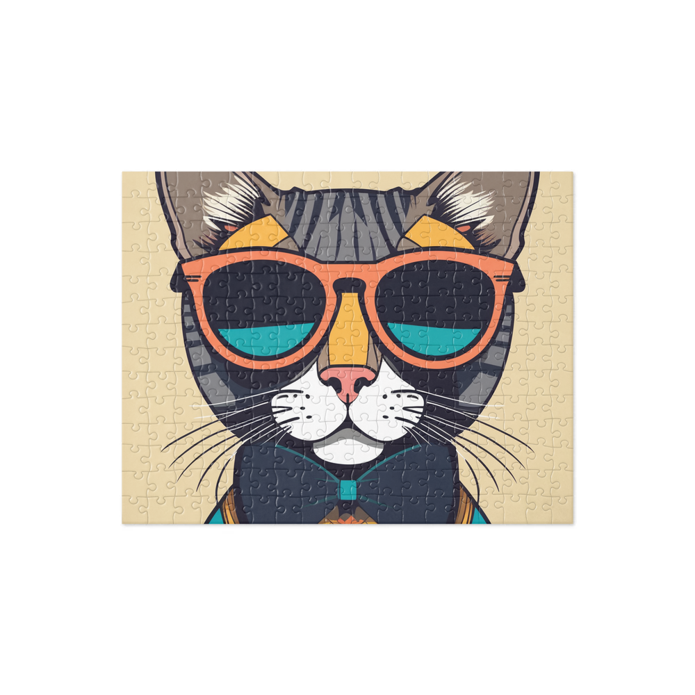 PugMug Custom Tabby Exotic Cat Jigsaw Puzzle