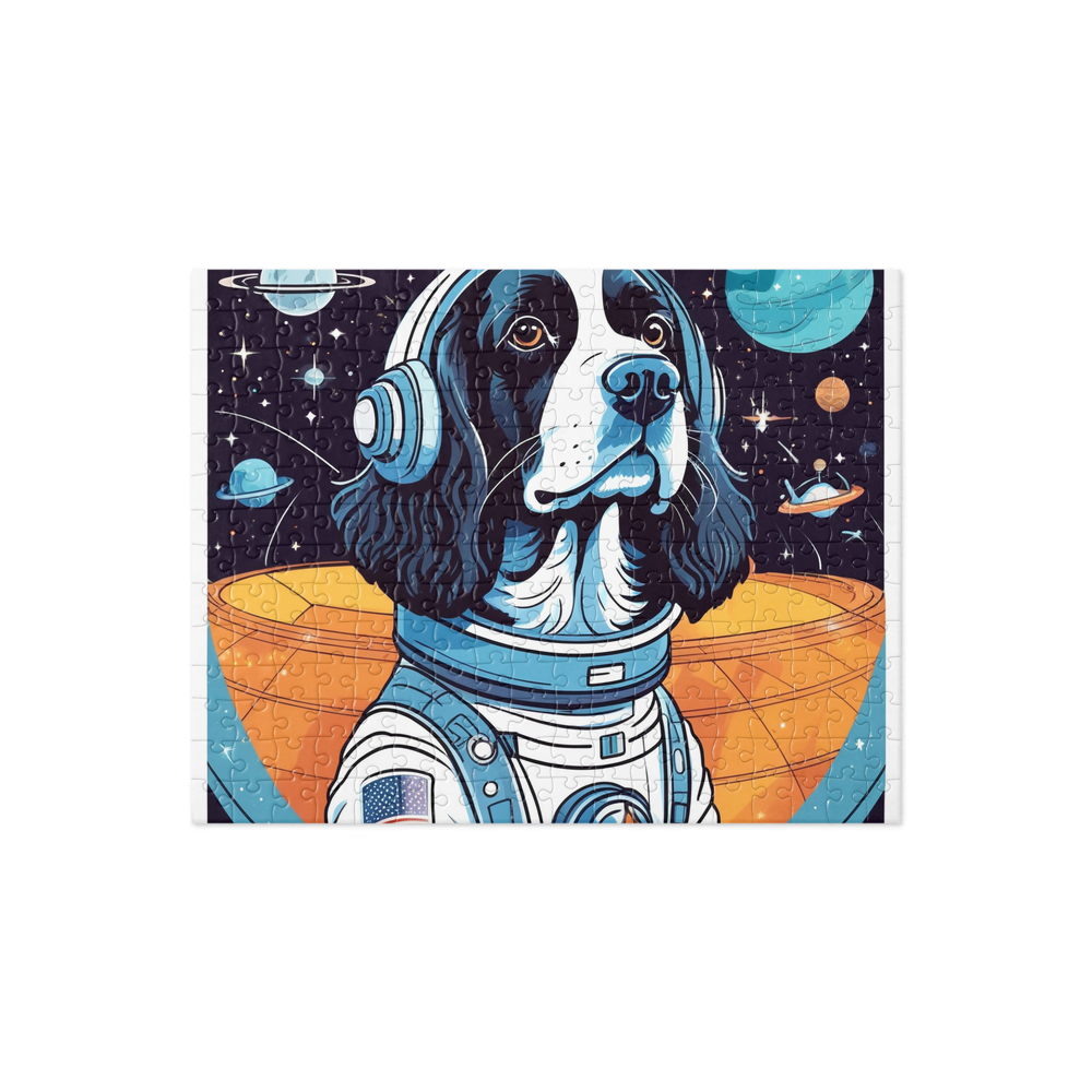 PugMug Custom English Springer Spaniel Jigsaw Puzzle