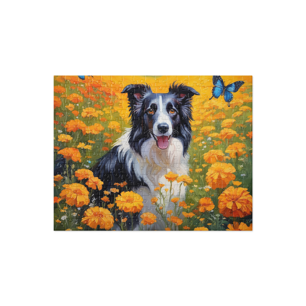 PugMug Custom Border Collie Jigsaw Puzzle