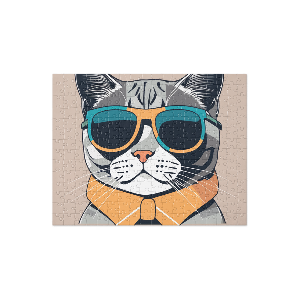 PugMug Custom Tabby British Shorthair Cat Jigsaw Puzzle