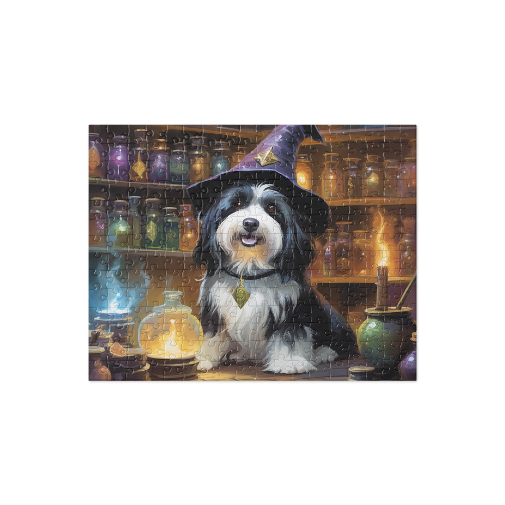 PugMug Custom Black-and-white Havanese Dog Jigsaw Puzzle
