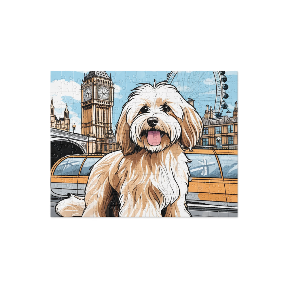 PugMug Custom Tan Havanese Dog Jigsaw Puzzle