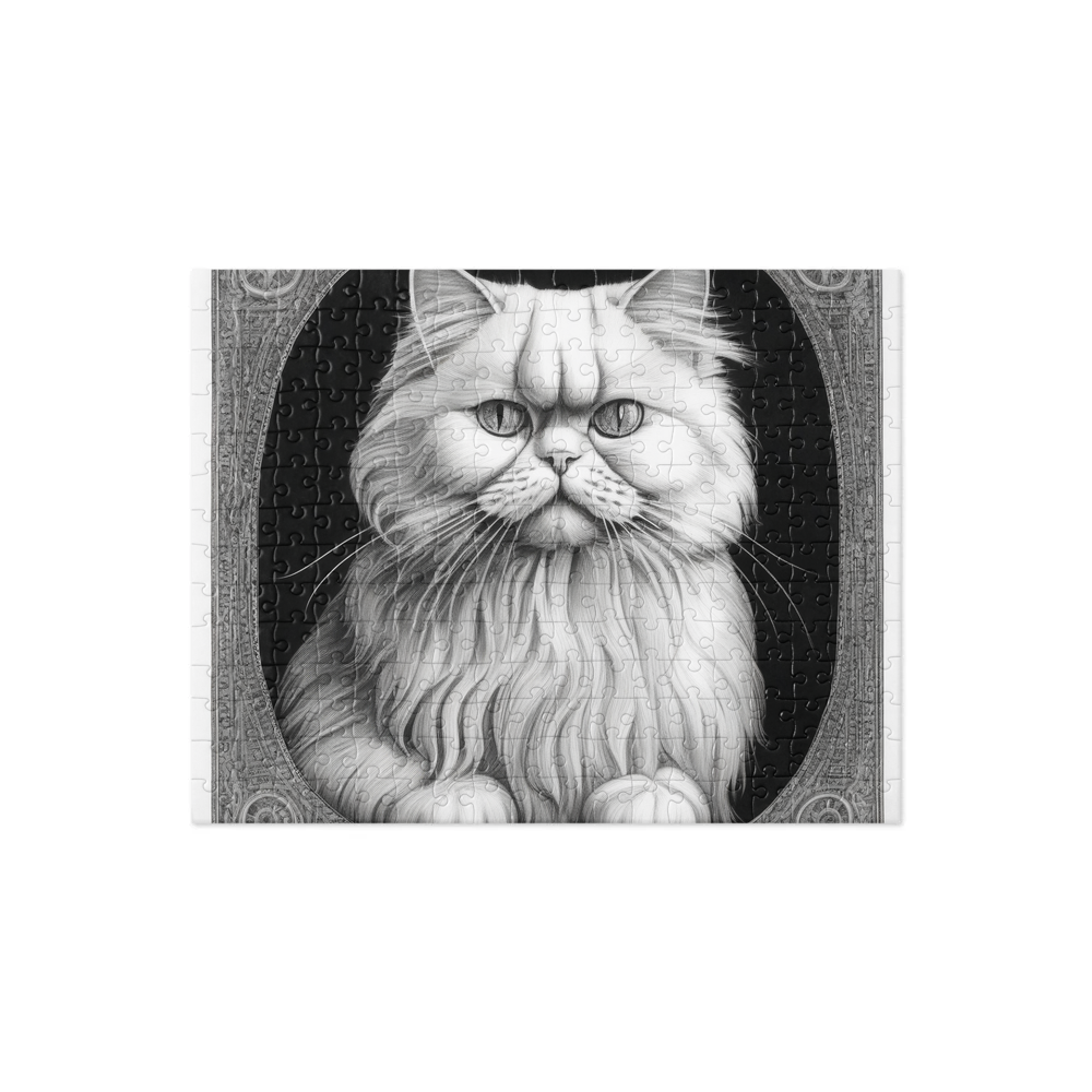 PugMug Custom White Persian Cat Jigsaw Puzzle