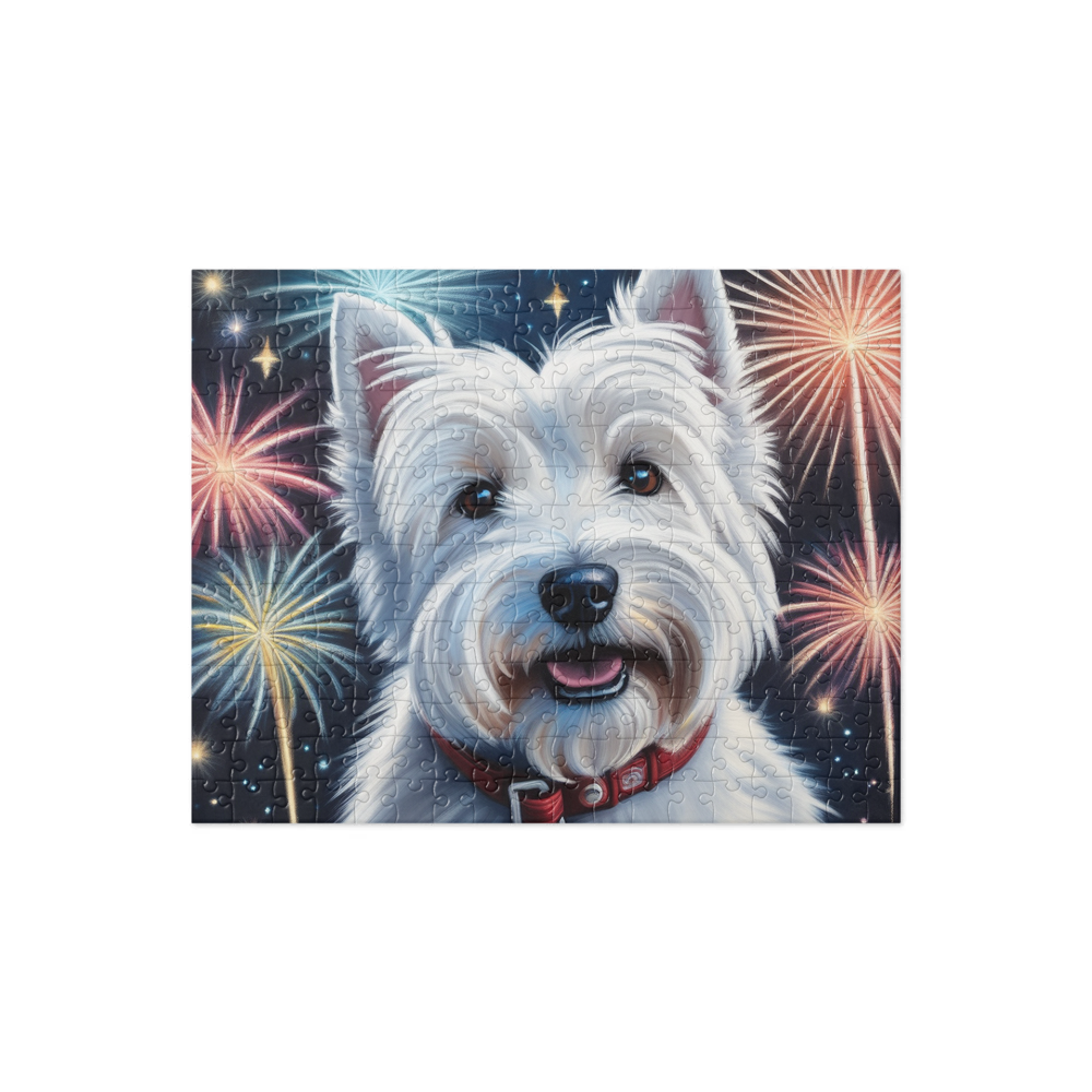 PugMug Custom West Highland White Terrier Jigsaw Puzzle