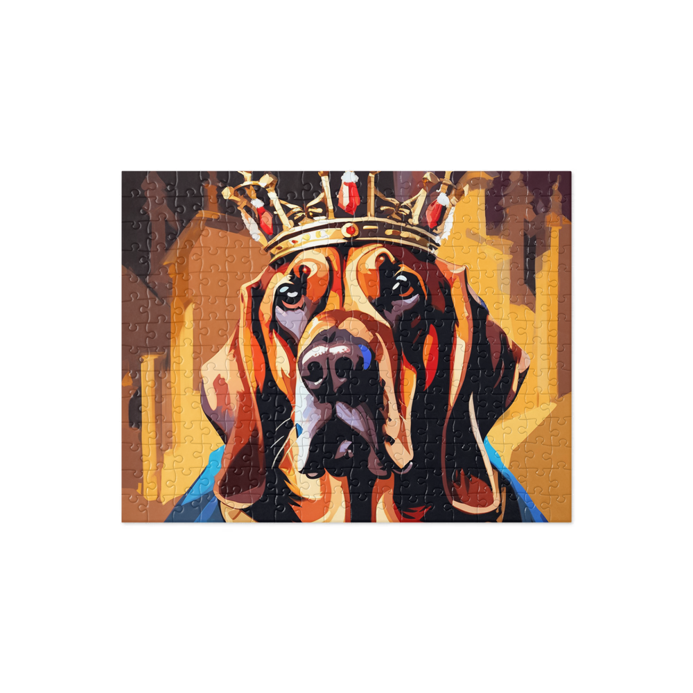 PugMug Custom Bloodhound Jigsaw Puzzle