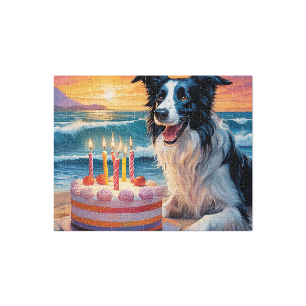 PugMug Custom Border Collie Jigsaw Puzzle