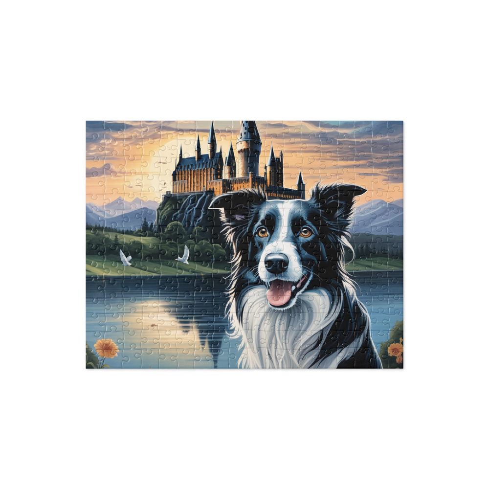 PugMug Custom Border Collie Jigsaw Puzzle