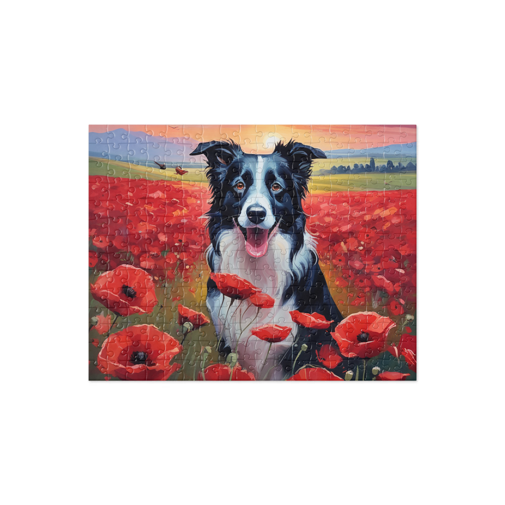PugMug Custom Border Collie Jigsaw Puzzle