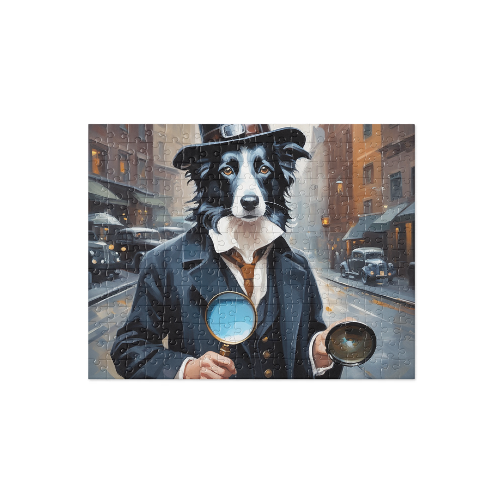 PugMug Custom Border Collie Jigsaw Puzzle