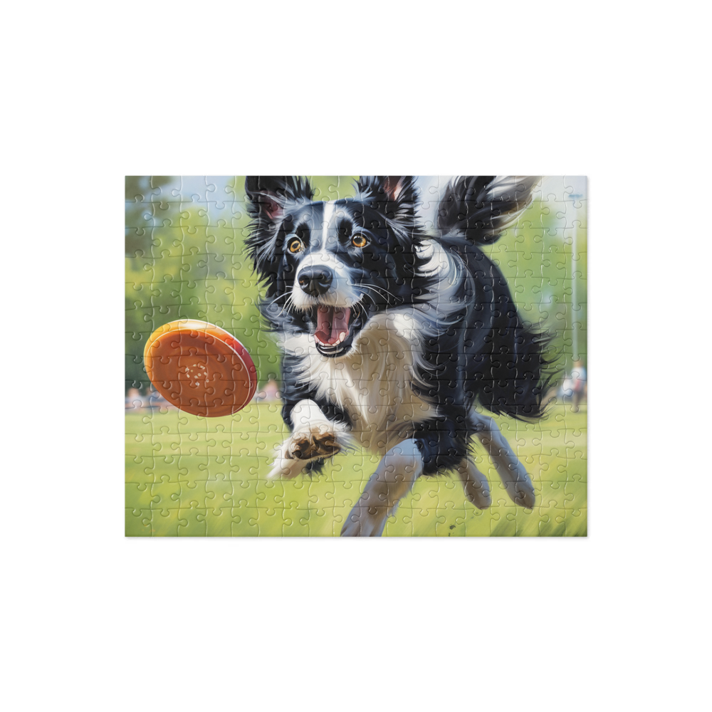 PugMug Custom Border Collie Jigsaw Puzzle