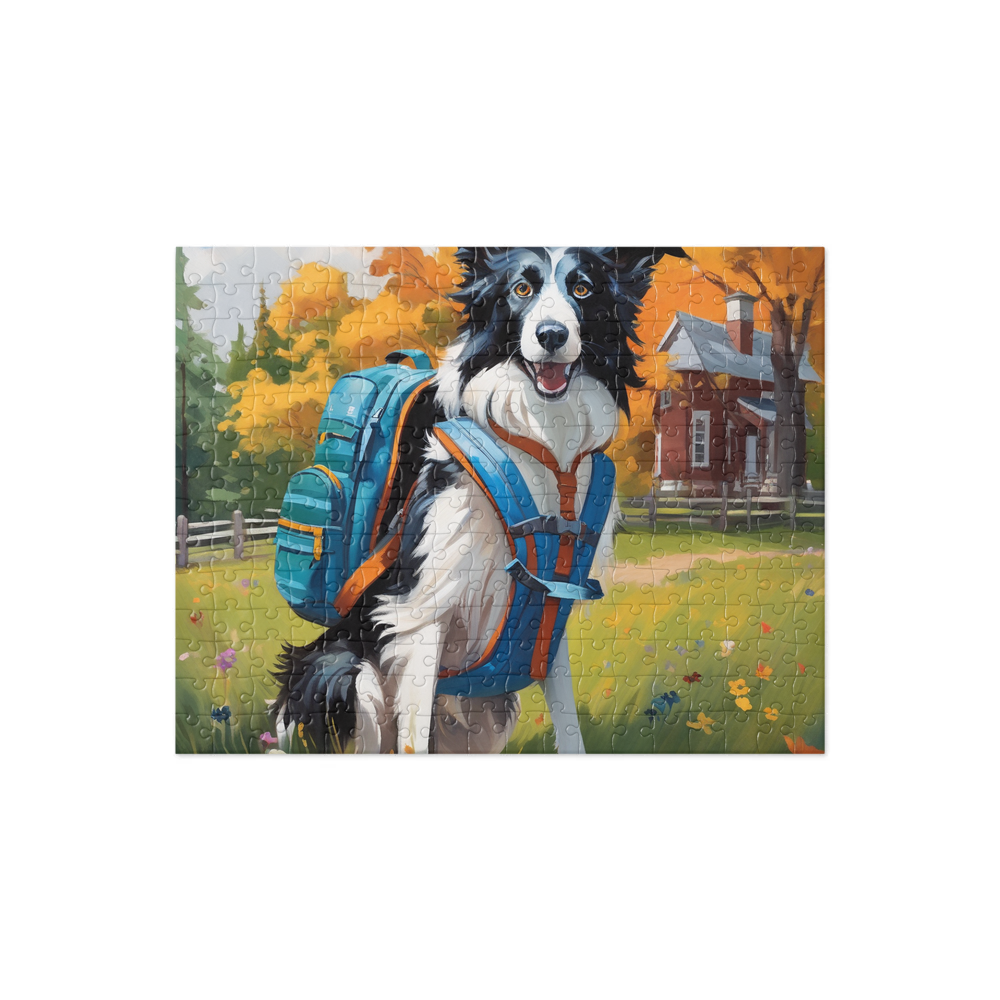 PugMug Custom Border Collie Jigsaw Puzzle