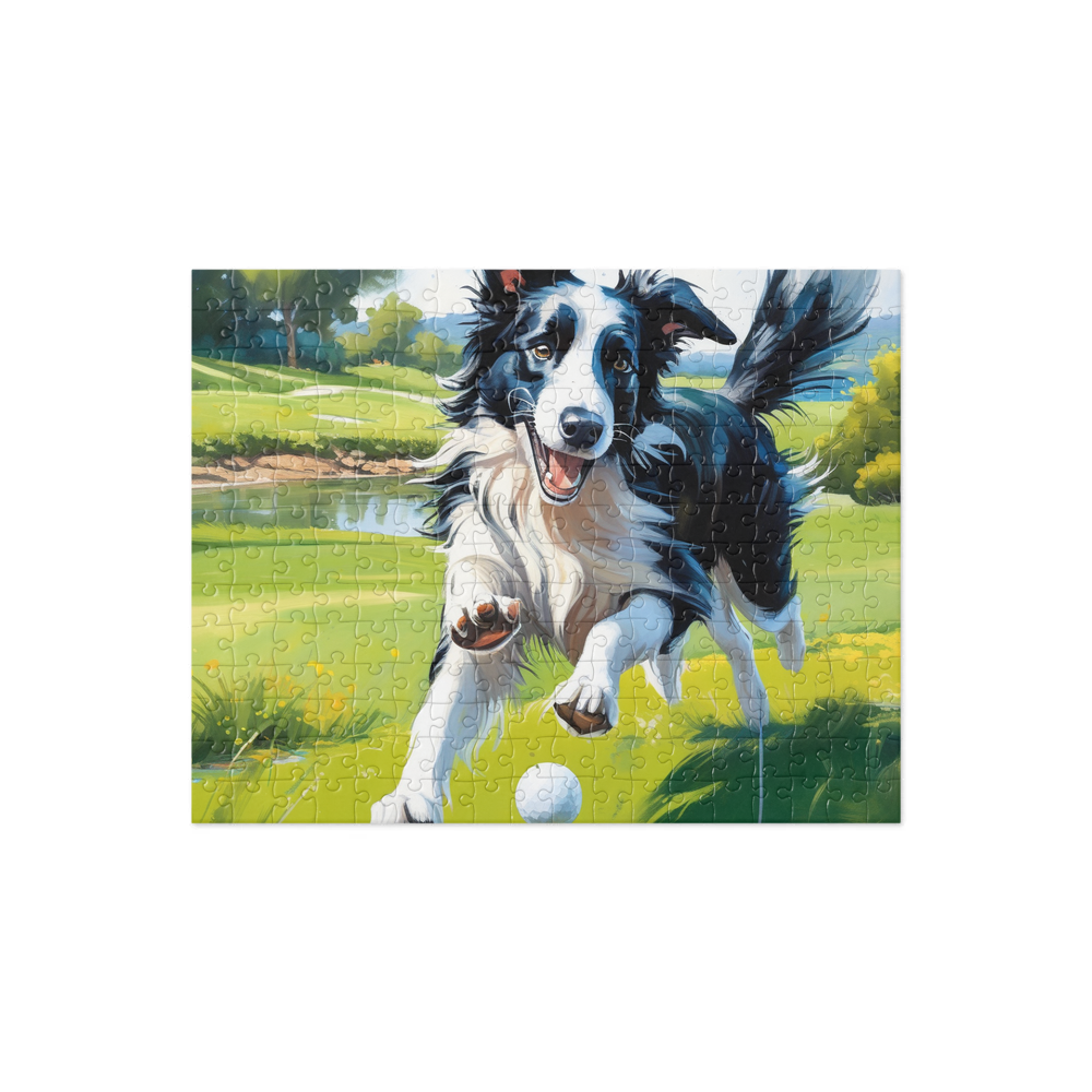 PugMug Custom Border Collie Jigsaw Puzzle