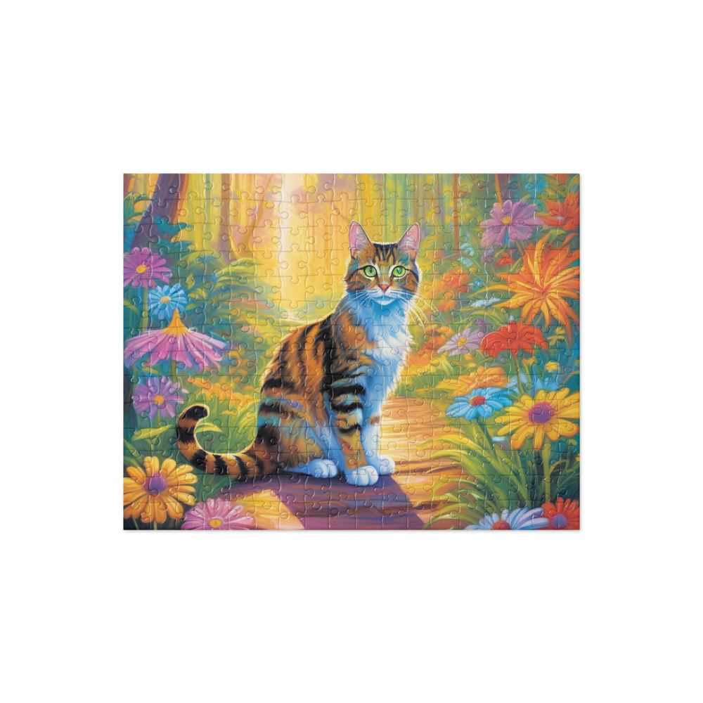 PugMug Custom Tabby Companion Cat Jigsaw Puzzle