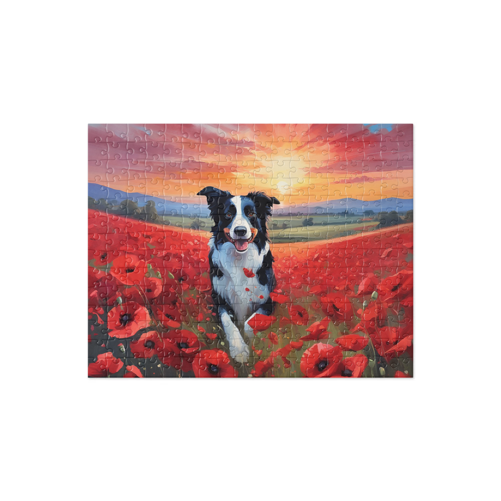 PugMug Custom Border Collie Jigsaw Puzzle