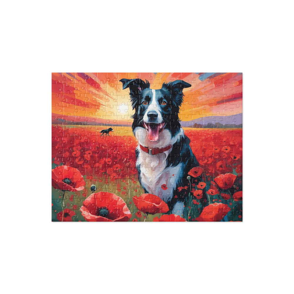 PugMug Custom Border Collie Jigsaw Puzzle
