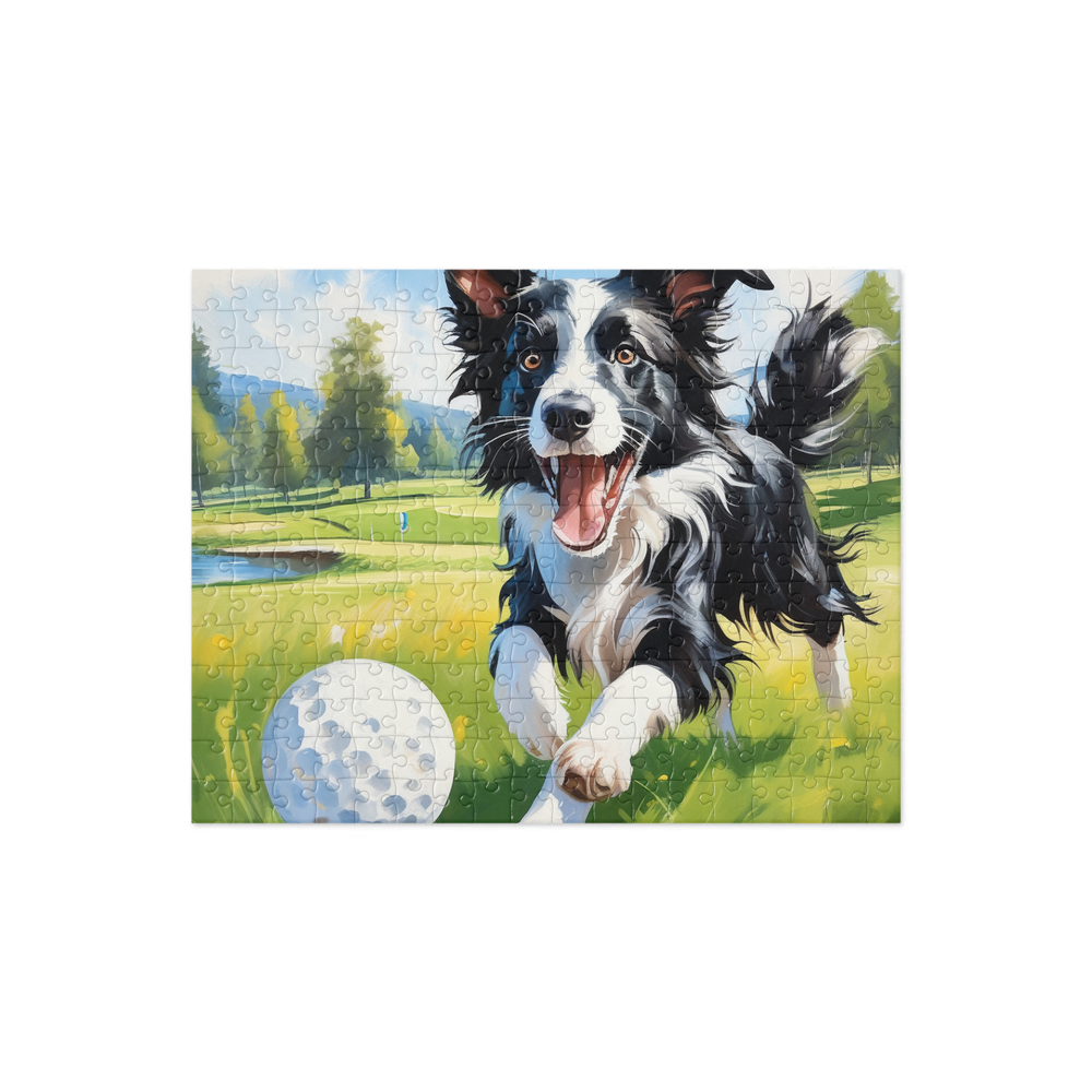 PugMug Custom Border Collie Jigsaw Puzzle