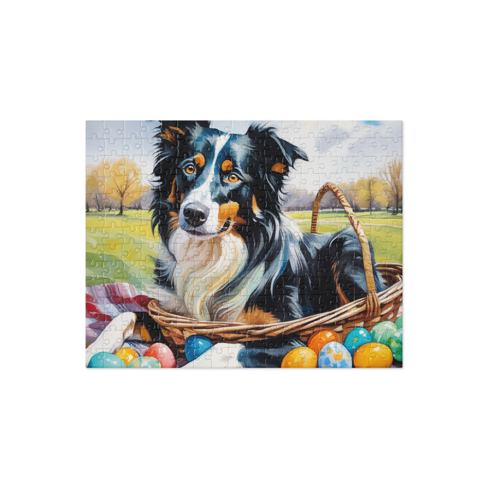 PugMug Custom Border Collie Jigsaw Puzzle