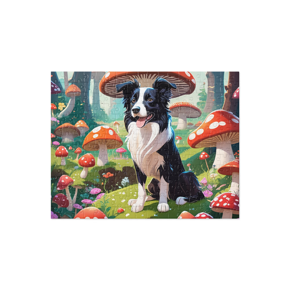PugMug Custom Border Collie Jigsaw Puzzle