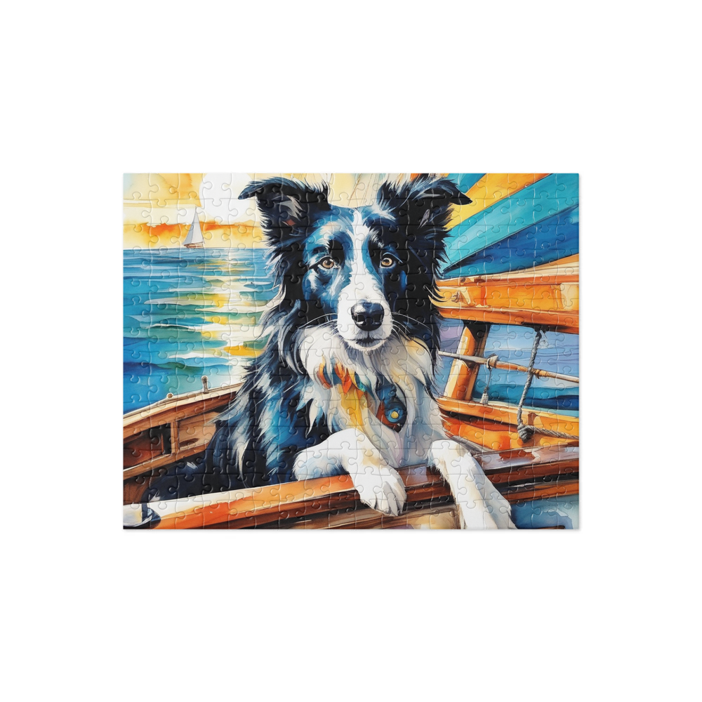 PugMug Custom Border Collie Jigsaw Puzzle