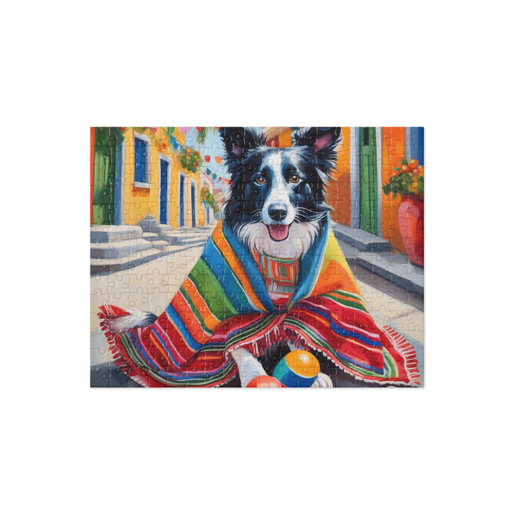 PugMug Custom Border Collie Jigsaw Puzzle