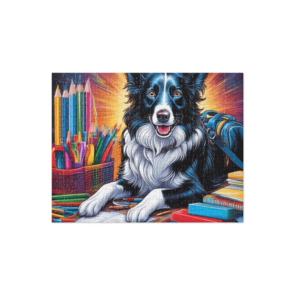 PugMug Custom Border Collie Jigsaw Puzzle