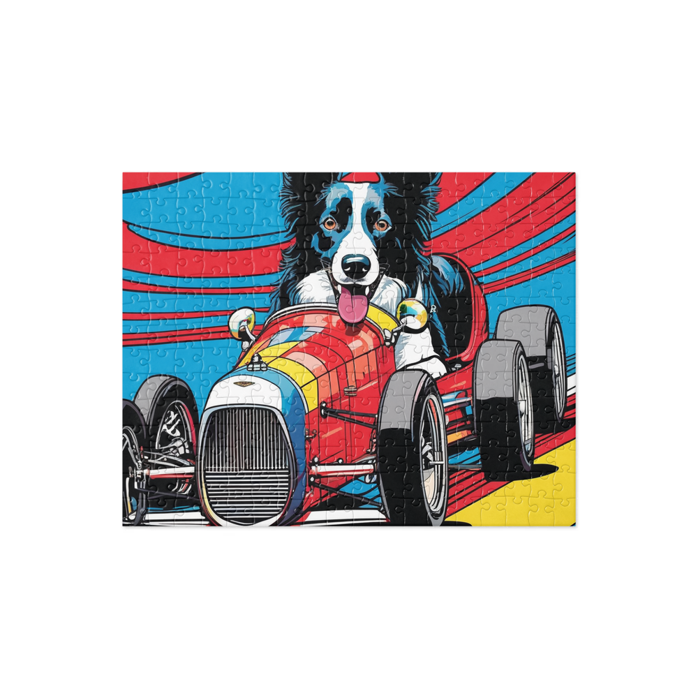 PugMug Custom Border Collie Jigsaw Puzzle