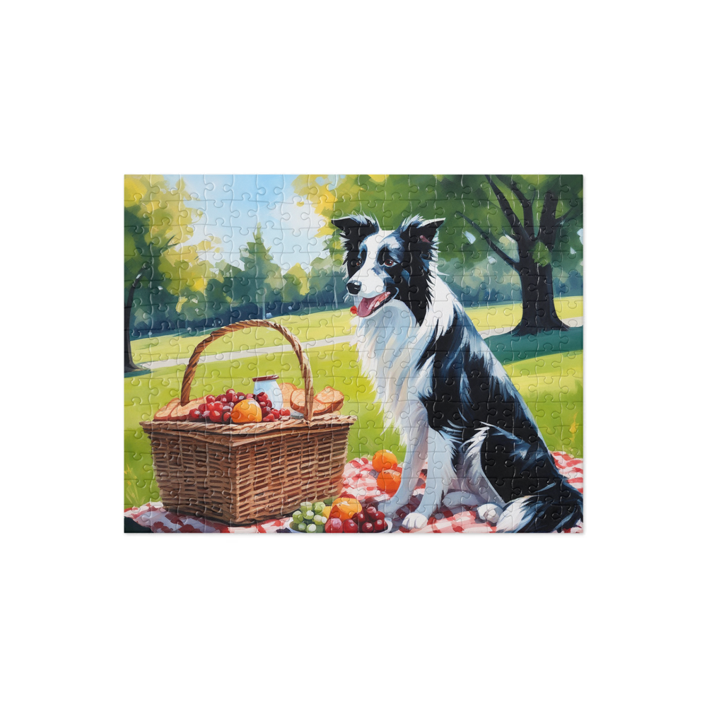 PugMug Custom Border Collie Jigsaw Puzzle